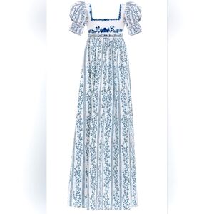 💠 L Agua by Agua Bendita Pistachio Dress Embroidered Pistacho Regency Gown XMAS